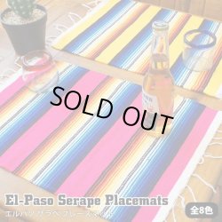 画像1: Elpaso Serape Placemats【全8色】