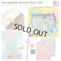 画像1: SpongeBob Secret Diary Set スポンジ・ボブ シークレット ダイアリー セット