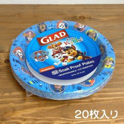 画像3: Paw Patrol Glad Paper Plates パウ・パトロール ペーパープレート 20枚入り