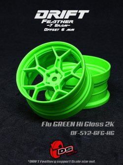 画像1: DRIFT FEATHERY RIM：Flu Green Hi Gloss 2K