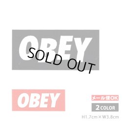 画像1: OBEY Sticker ＜OBEY MINI LOGO 2色＞【メール便OK】