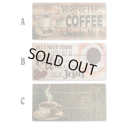 画像2: Cafe Wooden Hanging Signs【全3種】