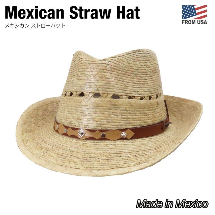 Mexico straw HAT ストローハット vintage☆未使用 mv.church