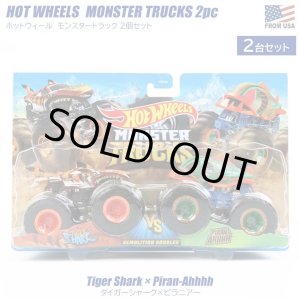 画像: Mattel Hot Wheels Monster Trucks TigerShark×Piran-Ahhhh