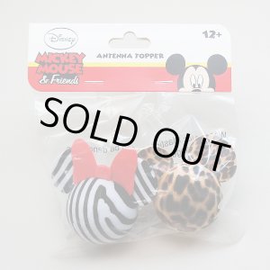 画像: Antenna Ball 　(Minnie Zebra and Mickey Leopard)