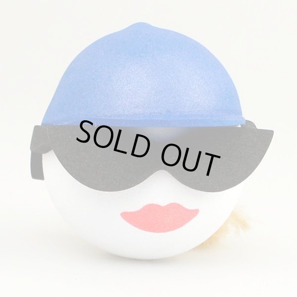 画像1: Ponytail Blue Cap (Blonde) Antenna Ball