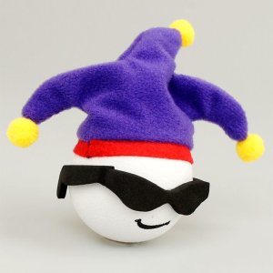 画像: Jester with glasses Antenna Ball