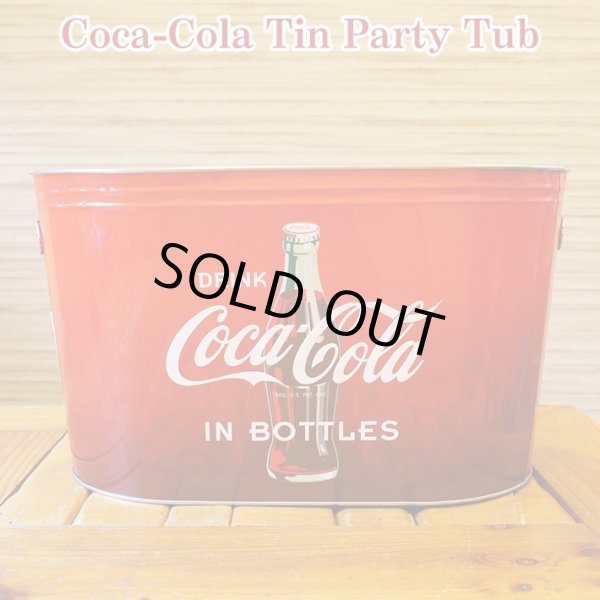 画像1: Coca-Cola Tin Party Tub