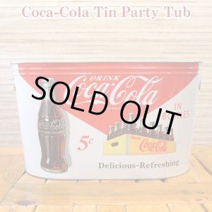 画像: Coca-Cola Tin Party Tub