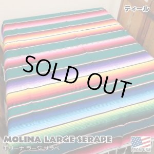 画像: MOLINA Large Serape (Teal)