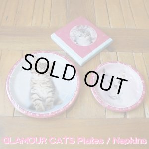 画像: GLAMOUR CATS PLATE/NAPKIN【全3種】