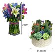 画像9: Fresh-cut Paper POP-UP Flower Bouquet