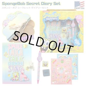 画像: SpongeBob Secret Diary Set スポンジ・ボブ シークレット ダイアリー セット