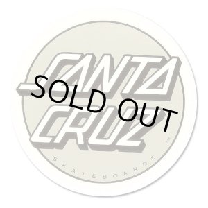 画像: SANTA CRUZ Skateboards Classic Dot sticker （Silver）　【メール便OK】