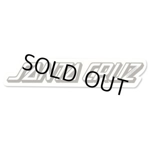 画像: SANTA CRUZ Skateboards Strip sticker （White）　【メール便OK】