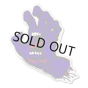 画像: SANTA CRUZ Skateboards Screming Hand sticker （Purple）L　【メール便OK】