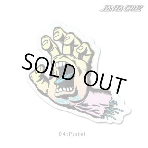 画像: SANTA CRUZ Skateboards Screming Hand sticker （Pastel）S 【メール便OK】