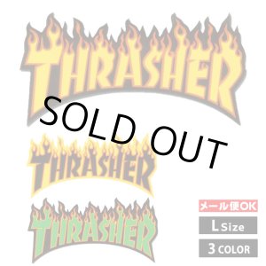 画像: Thrasher  Flames sticker Lsize【全3種】