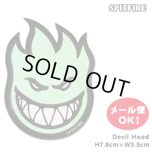 画像: Spitfire Wheels Glow In The Dark Bighead Sticker(green) S