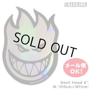 画像: Spitfire Wheels  Devil Head 6" Sticker Prism