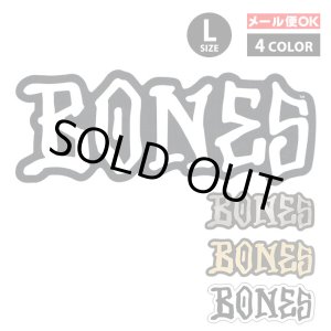 画像: BONES WHEELS LOGO Sticker Lサイズ 【全4色】