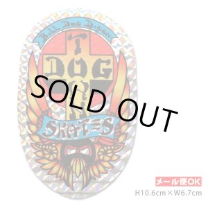 画像: Dogtown Skateboards Prismatic 70's Bull Dog Sticker 4inch