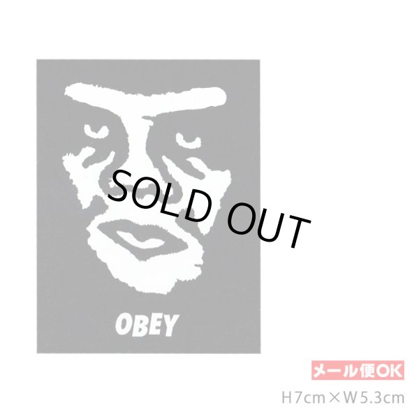 画像1: OBEY Sticker ＜ObeyGiant Black Logo＞ 【メール便OK】