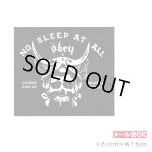 画像: OBEY Sticker ＜NO SLEEP AT ALL＞ 【メール便OK】