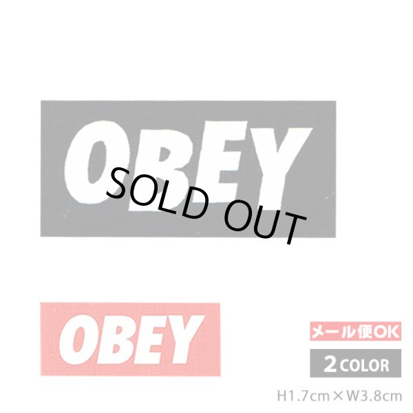 画像1: OBEY Sticker ＜OBEY MINI LOGO 2色＞【メール便OK】