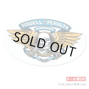 画像: Winged Ripper Blue Oval Sticker