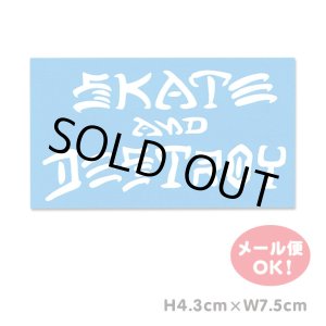 画像: Thrasher skate and destroy sticker (Blue） 【メール便OK】