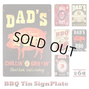 画像: BBQ Tin SignPlate【全6種】