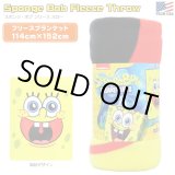 画像: Sponge Bob Fleece Throw