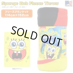 画像: Sponge Bob Fleece Throw