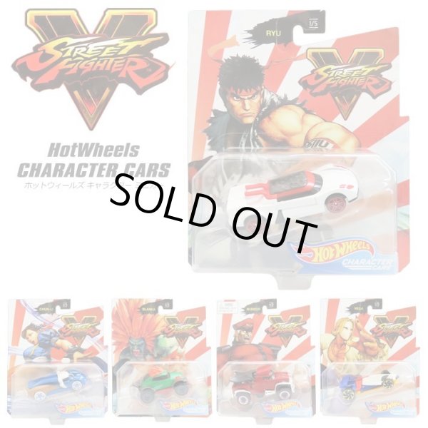 画像1: Mattel Hot Wheels Character Cars STREET FIGHTER V【全5種】