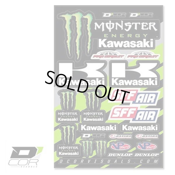 画像1: D'COR Monster KAWASAKI Decal Sheet