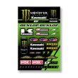 画像1: D'COR Monster KAWASAKI Decal Sheet