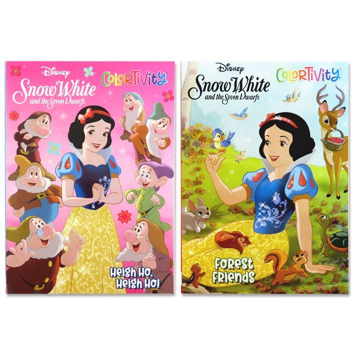 画像5: Funtivity Snow White Coloring Book 白雪姫 ぬりえ ＆ パズル ブック 2冊セット ファンティビティ スノーホワイト カラーリング ブック