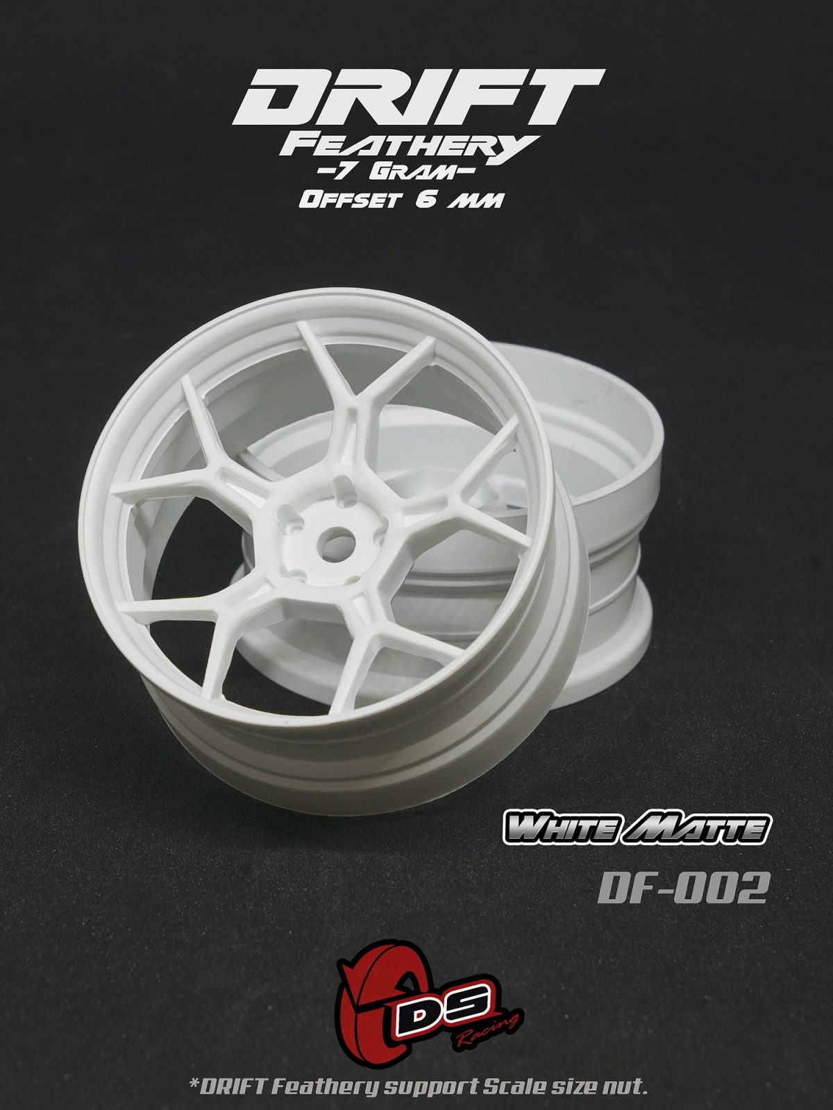 画像1: DRIFT FEATHERY RIM：White Matte