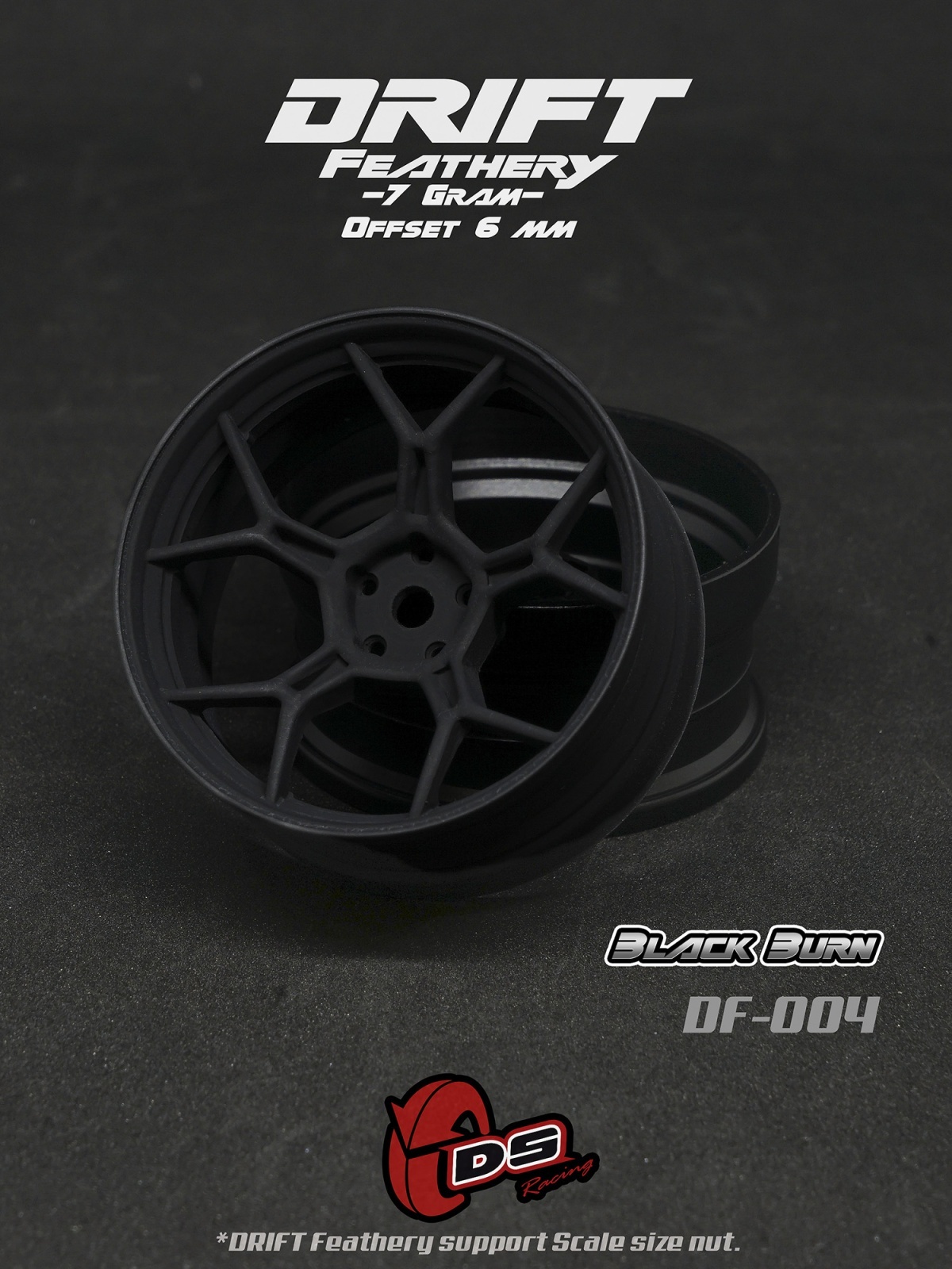 画像1: DRIFT FEATHERY RIM：Black Matte